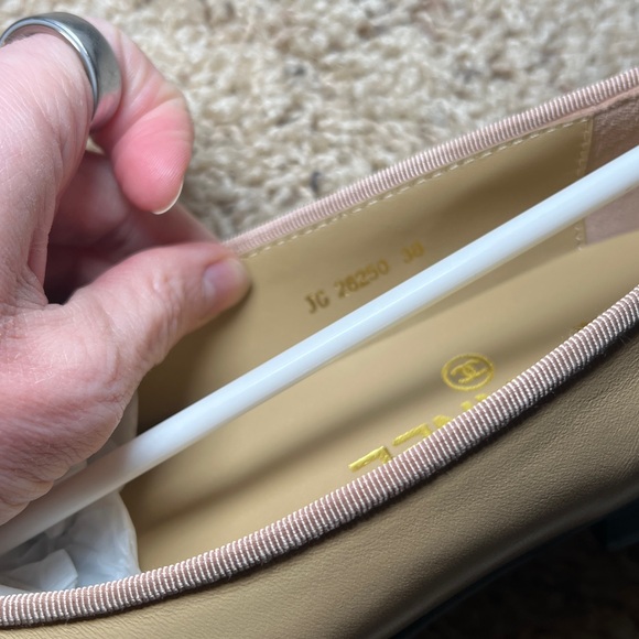 Tan & Black Cap Toe Ballet Flats | EU 38 / US 7.5 - Picture 6 of 6